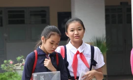 Thí sinh tham dự kỳ khảo sát năng lực vào lớp 6 trường THPT chuyên Trần Đại Nghĩa năm học 2018