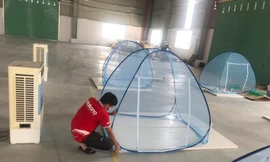 Một công ty ở Long An bố trí cho nân viên ở lại tại chỗ để thực hiện sản xuất