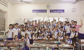 Lớp 12A3 của trường THCS- THPT Nguyễn Khuyên, TPHCM