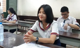 Thí sinh tham dự kỳ thi THPT Quốc gia tại TPHCM