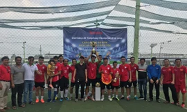 Đội bóng Đoàn Thanh niên EVNHCM vô địch Giải bóng đá Tienphong Champions Cup 2019