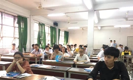 Thí sinh dự thi đánh giá năng lực ngày 31/3 mới đây tại TPHCM