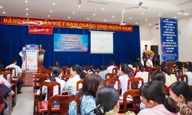 Một buổi tập huấn về Đề án thanh toán học phí qua thẻ SSC tại TPHCM