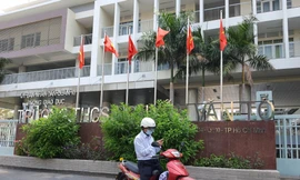 Trường THCS Nguyễn Văn Tố, nơi xảy ra vụ việc