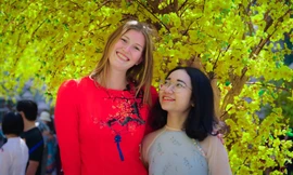 Những sinh viên quốc tế lần đầu trải nghiệm Tết Việt