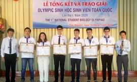 Trường ĐH Y Dược TP. HCM đoạt 5 giải Nhất cuộc thi Olympic Sinh học sinh viên toàn quốc