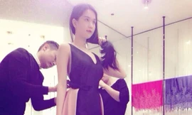 Ngọc Trinh chi gần nửa tỷ đồng mua váy hiệu