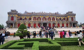 Choáng ngợp với cung điện nguy nga, tráng lệ của triều Nguyễn vừa hoàn thành trùng tu