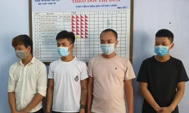 Nhóm đối tượng trong đường dây cá độ do Nguyễn Trung Hiếu cầm đầu bị công an bắt giữ