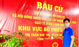 Giới trẻ TT-Huế tích cực tham gia bầu cử đại biểu Quốc hội và đại biểu HĐND các cấp.