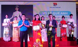 Nữ sinh ngành Ngôn ngữ và Văn hoá Hàn Quốc giành giải nhất thi 'Sinh viên với áo dài Huế'