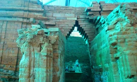 Tháp Chăm Phú Diên từng chìm dưới lòng đất một cách bí ẩn.