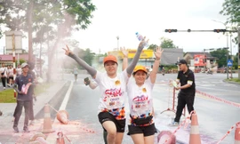 Tưng bừng ‘Đường chạy sắc màu’ xứ Huế