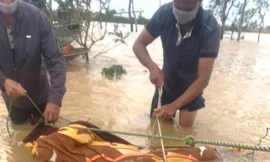 Phát hiện thi thể trôi dạt vào bờ sông Hương giữa lũ lớn