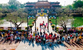 Du khách quốc tế nghỉ dưỡng tại Huế dịp Tết tăng 3.500%