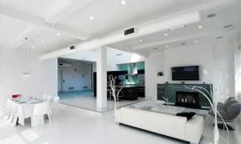 Không gian trắng hoàn hảo cho phòng khách - Phần II