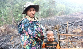 Mẹ con chị Hiên