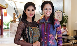 Minh Hạnh mang thổ cẩm đến Lễ hội quốc tế về dệt may đặc biệt