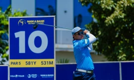 Golfer Thái Lan dẫn đầu Việt Nam Masters 2024