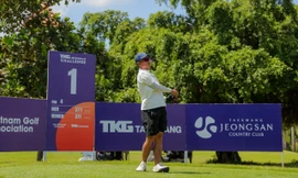 Nhà vô địch Tiền Phong Golf Championship 2020 Nguyễn Nhất Long dự giải TKG Jeongsan Challenge 