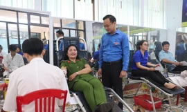 Thanh niên Quảng Trị hưởng ứng ngày hội hiến máu tình nguyện