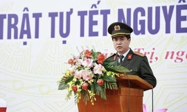 Giám đốc Công an Quảng Trị phát động ra quân trấn áp tội phạm dịp Tết Nguyên đán 2025
