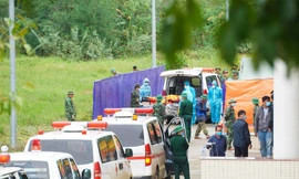 Thi thể 22 cán bộ, chiến sĩ Đoàn 337 trong ngày 19/10 đã được đưa về thành phố Đông Hà (Quảng Trị) để chuẩn bị tổ chức tang lễ theo nghi thức Quân đội