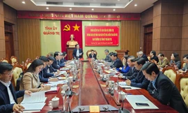 Đoàn kiểm tra của Bộ Chính trị làm việc tại Quảng Trị