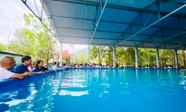 Quảng Trị khánh thành, bàn giao 3 công trình Bể bơi cho em