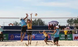 34 đội bóng tham dự Giải vô địch Bóng chuyền bãi biển 2x2 quốc gia tại Quảng Trị