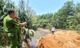 Bắt quả tang thủ phạm gây ô nhiễm nguồn nước nhiều xã ở Quảng Trị