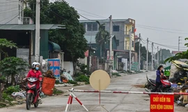 Cận cảnh thôn Hạ Lôi, Mê Linh ngày đầu cách ly