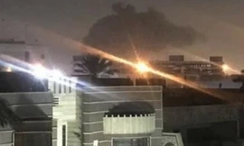 Rocket rơi gần Đại sứ quán Mỹ ở Iraq