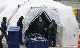 New York cấp tập dựng nhà xác dã chiến
