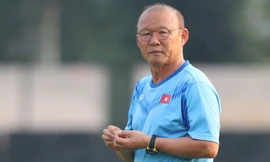 Thầy trò HLV Park Hang-seo chúc Tết