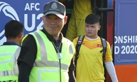 An ninh thắt chặt tại buổi tập của U23