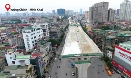 Đại công trường trên cao 9.400 tỷ xuyên ‘đường cong mềm mại’ ở thủ đô