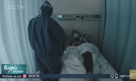 Bên trong khu điều trị cho bệnh nhân nhiễm corona nguy kịch ở Vũ Hán