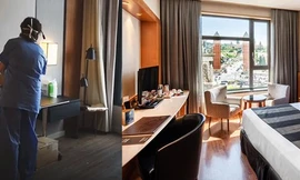 Bên trong khách sạn 4 sao được chuyển làm bệnh viện điều trị COVID-19