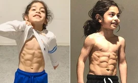 Cậu bé 6 tuổi có cơ bụng 6 múi đã tập luyện thế nào?