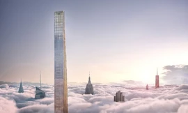 Tòa nhà 'mỏng' nhất thế giới, có chiều cao gấp 24 lần chiều rộng