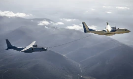 Vận tải cơ C295 thử nghiệm thành công tiếp nhiên liệu trên không