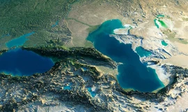 Cận cảnh biển Caspi được ví là hồ nước lớn nhất thế giới