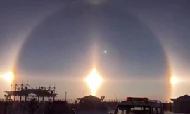 Trung Quốc xuất hiện 'Mặt Trời giả'