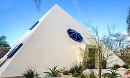 Căn biệt thự triệu USD hình kim tự tháp độc đáo