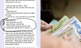 Bức xúc vì thu quỹ vô lý, nhưng “hê” lên Facebook có phải điều phụ huynh nên làm?