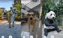 Nuôi thú ảo 3D siêu cưng chỉ với một “cú click” trên Google, bạn đã biết cách chưa?