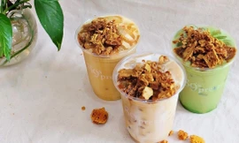 TP.HCM: Thưởng thức ly dalgona latte “xịn” và chuẩn vị từ khu phố Myeongdong ở Hàn Quốc