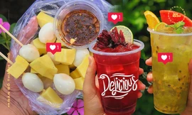 “Cưa đổ” một nàng teen Sài thành bằng bịch xoài keo và ly trà trái cây, được chứ?