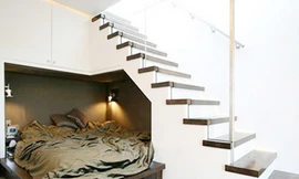 Những ý tưởng lạ cho gầm cầu thang